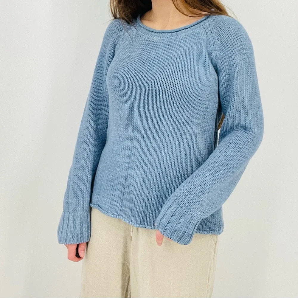 Light Blue Women's Knit Sweater